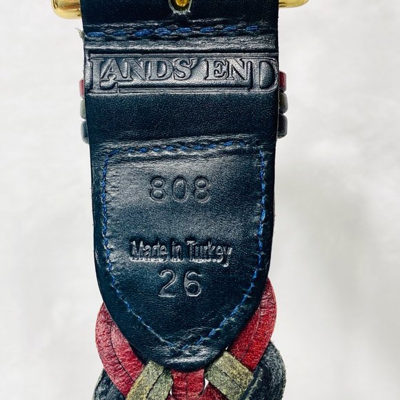 Vintage Lands' End Braided Belt - Size 26 - Picture 8 of 8